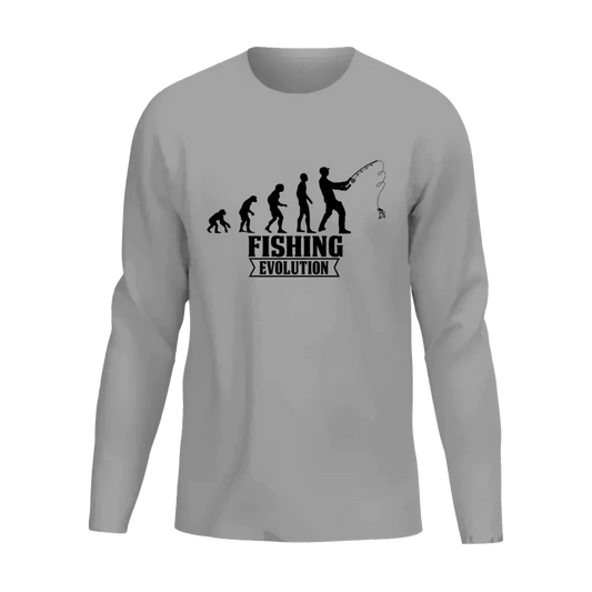 Fishing Evolution Men Long Sleeve Shirt